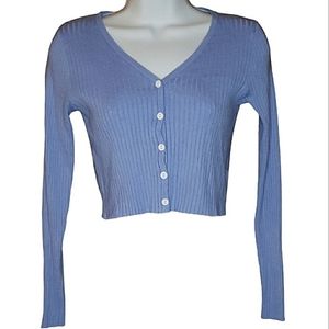 Shein - Ribbed Crop-Top - M - LN